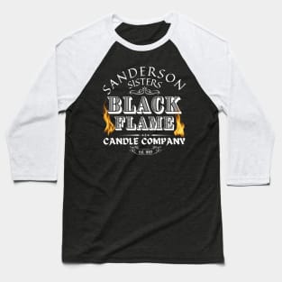 Sanderson Sisters Black Flame Candle Company Baseball T-Shirt